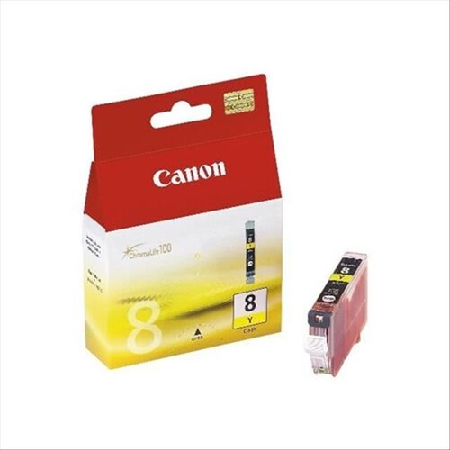 Motivo sconto: Scatolo ammaccato - Cartuccia originale Canon CL-8Y - per Canon Pixma - Giallo