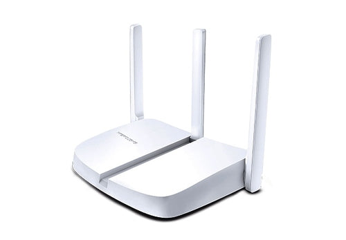 Router Wireless Mercusys MW305R - Switch 3 porte 10/100 - 300Mbps - 3 antenne 5dBi per una copertura wireless estesa - Modem ADSL NON integrato