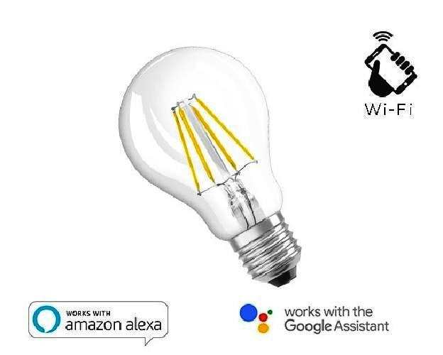 LAMPADA LED SMART EE-7WE27 BIANCO E27 CCT DIMMERABILE WIFI - ALEXA E GOOGLE HOME