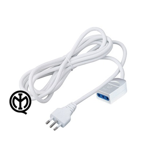 Prolunga lineare elettrica Spina 10A 2P+T Maschio/Femmina - 3mt.