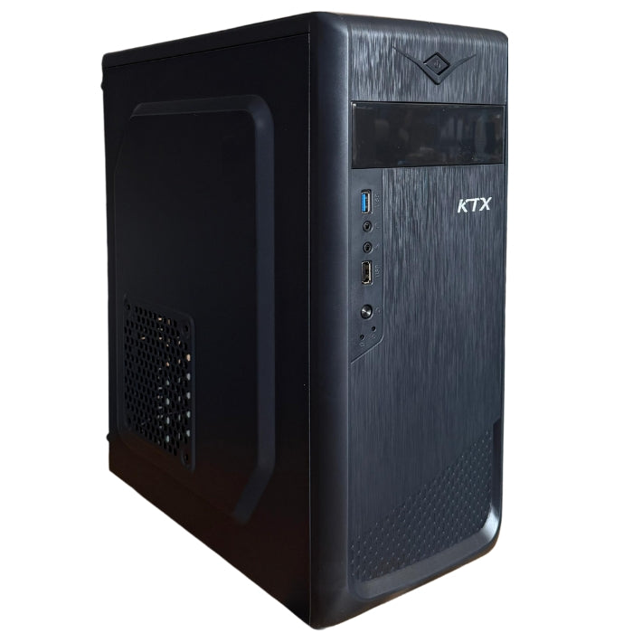 Case KTX TX-995 - Alimentatore incluso 550 Watt - Pannello frontale USB 2.0 + USB 3.0 / Ingresso Audio - Micro Atx - Nero