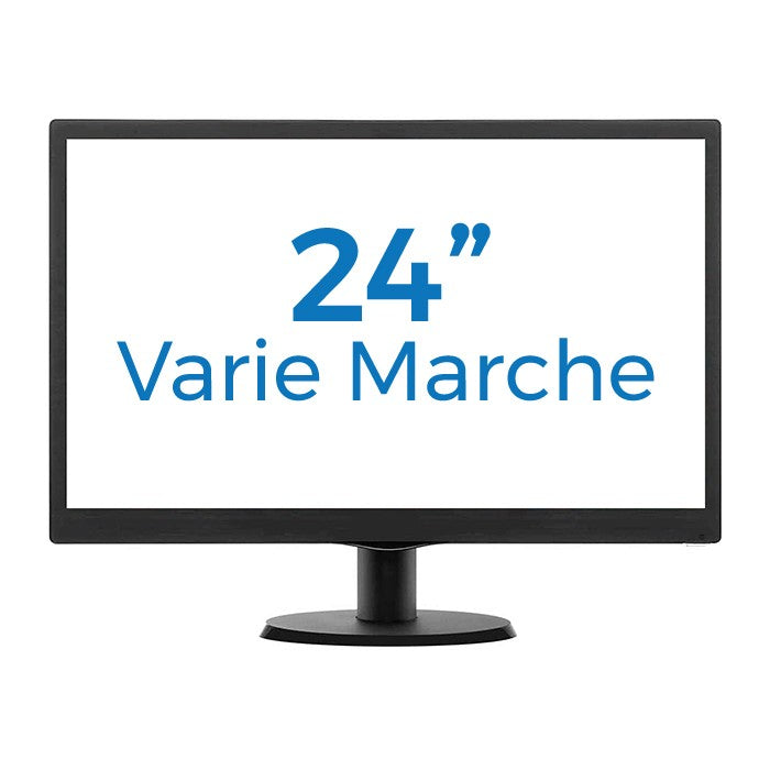 MONITOR 24" LENOVO VARI MODELLI LED NO BOX - RICONDIZIONATO - GR. A/A- GAR. 3 MESI