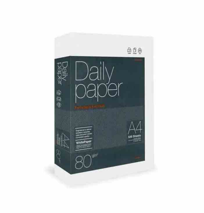 Carta bianca Daily Paper A4 - 80 gr - Risma 500 fogli