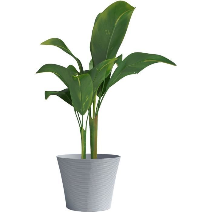 Vaso da fiori - GARDEN ID - Green Care Sense Pietra blu - 40 x 34 cm - Garanzia 10 anni - 100% riciclato - Resistente ai raggi UV e al gelo