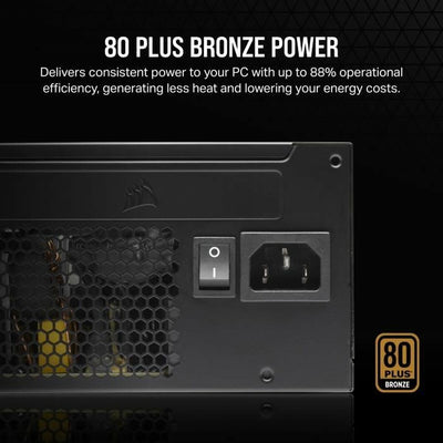 Fonte di Alimentazione Corsair CP-9020278-EU ATX 650 W 80 Plus Bronze