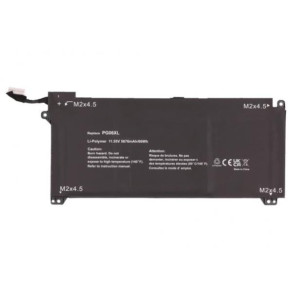 2-Power 2P-PG06XL ricambio per laptop Batteria (Main Battery Pack 11.55V 5676mAh)