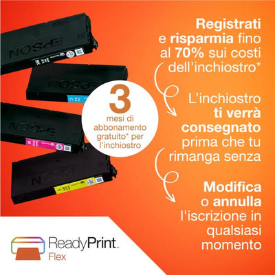 EPSON MULTIF. INK A4 COLORE, WF-2910DWF, 18PPM, FRONTE/RETRO, USB/WIFI, 4 IN 1
