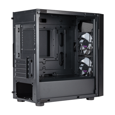 "Case CMP 320- USB3.2+USB2.0-2x2.5""/3.5""HDD 2x2.5""SSD-2x120mm ARGB Front Fans-Rad. Supp.-NO PSU"