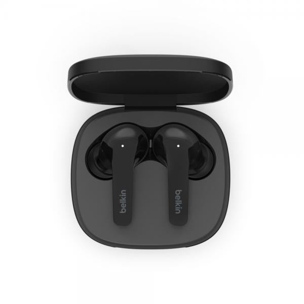 Belkin SOUNDFORM Flow Auricolare Wireless In-ear Musica e Chiamate USB tipo-C Bluetooth Nero (SOUNDFORM TWS EARBUDS BLACK)