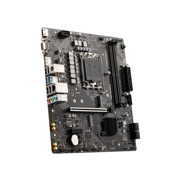 MSI PRO H610M-G - scheda madre - micro ATX - socket LGA1700 - chipset H610 - USB 3.2 Gen 1 - Gigabit LAN - grafica integrata (CPU richiesta)