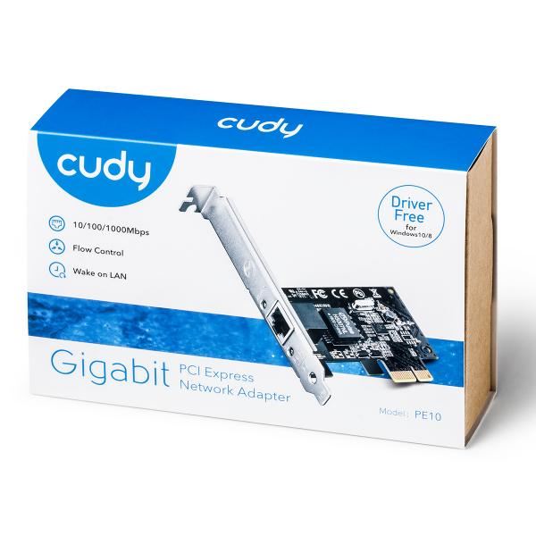 CUDY PE10 - GIGABIT PCI EXPRESS ADAPTER