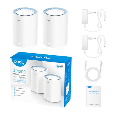 CUDY M1200(2-PACK) - AC1200 WI-FI MESH SOLUTION