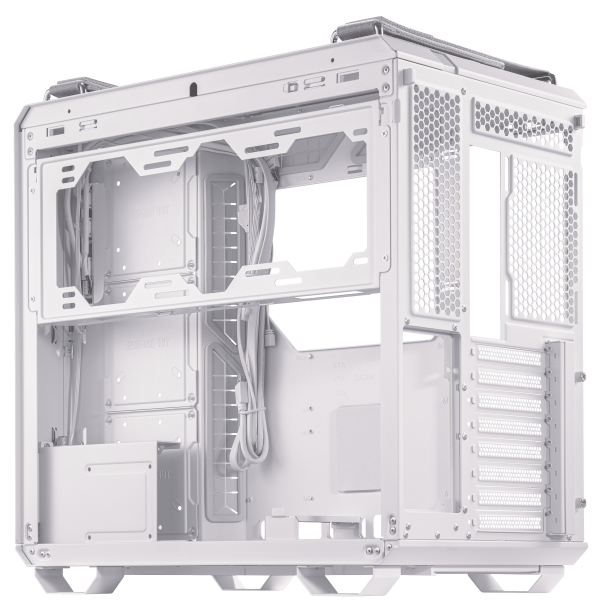 ASUS CASE GAMING TUF TEMPERED GLASS WHITE EDITION