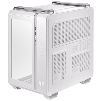 ASUS CASE GAMING TUF TEMPERED GLASS WHITE EDITION