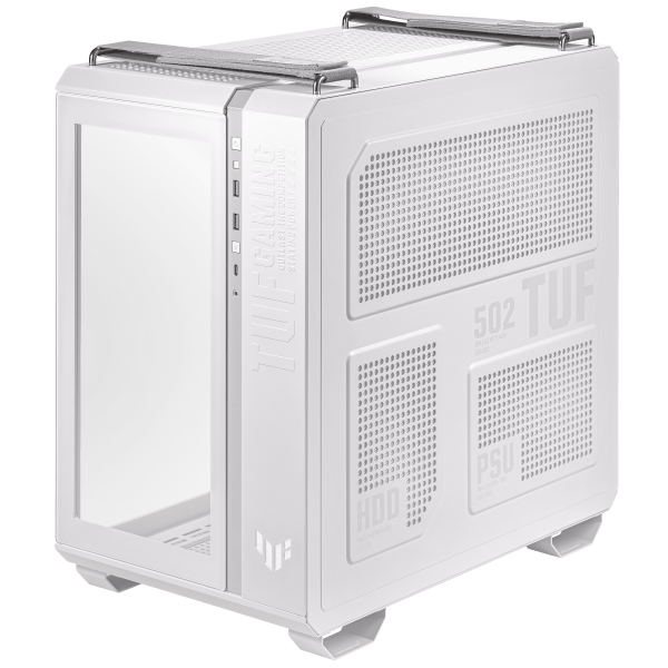 ASUS CASE GAMING TUF TEMPERED GLASS WHITE EDITION