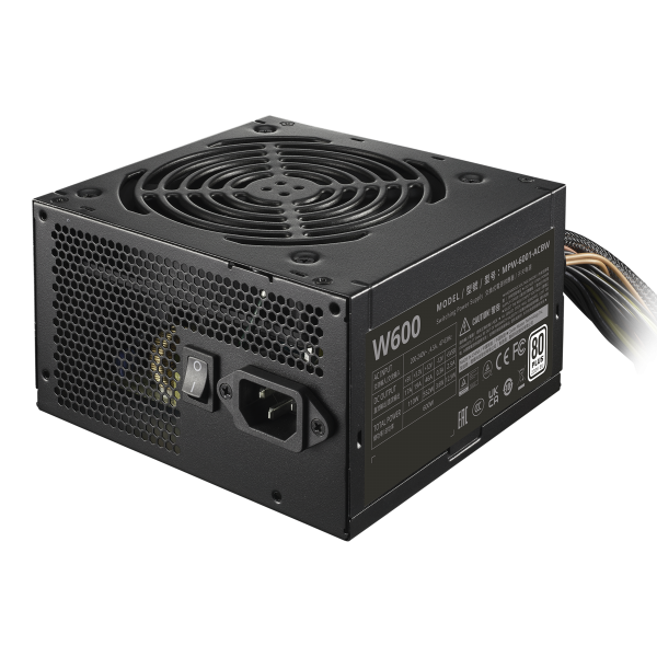 ALIMENTATORE 600W ELITE NEX WHITE 600 240V PFC ATTIVO 1-FAN 120MM