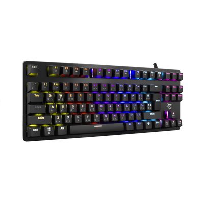 Tastiera Gaming Meccanica in Metallo RGB LED SPARTAN GK-1925
