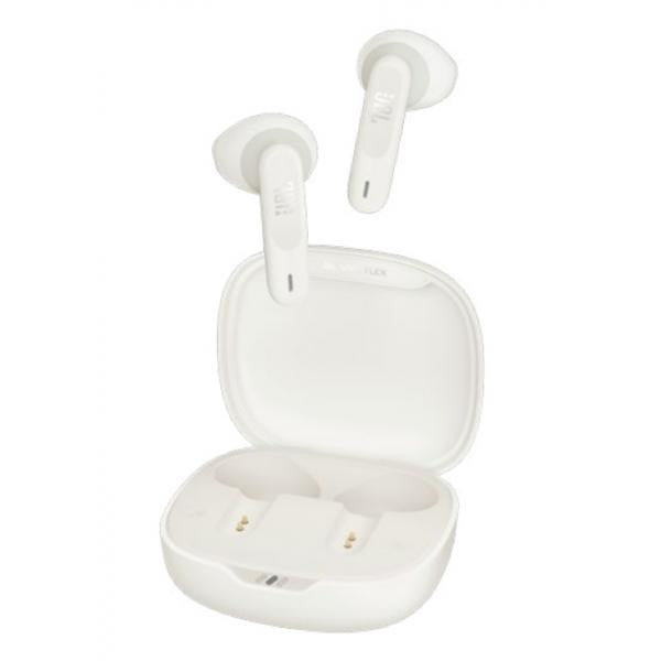 Cuffia auricolare Jbl Vibe Flex - senza filo con box di ricarica - Auricolari in-ear senza fili Bluetooth - Colore Bianco
