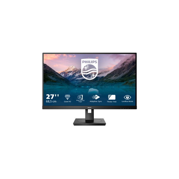 PHILIPS MONITOR 27 WLED VA 16:9 QHD 4MS, DP/HDMI, PIVOT, MULTIMEDIALE