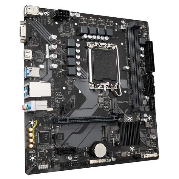 Gigabyte Mb 1700 12/13gen. B760m H D4 2xddr4 4xsata M.2 Vga/hdmi