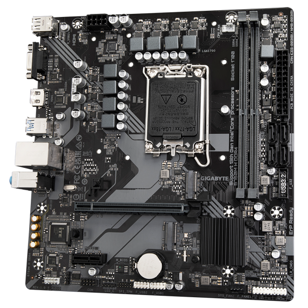 Gigabyte Mb 1700 12/13gen. B760m H D4 2xddr4 4xsata M.2 Vga/hdmi
