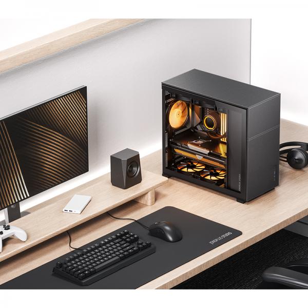 Jonsbo D41 MESH Midi Tower Nero (Jonsbo D41 MESH ATX Geh??use, Temper)
