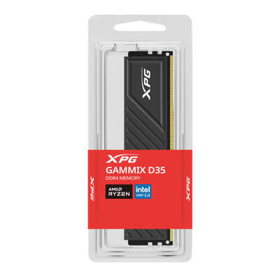 MEM ADATA XPG GAMMIX D35 16GB 3600MHz NERA DDR4 RET - AX4U360016G18I-SBKD35