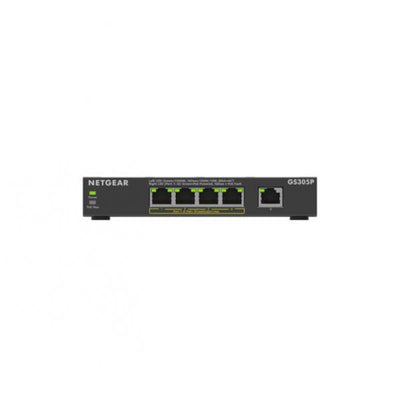 NETGEAR GS305Pv3 Non gestito Gigabit Ethernet (10/100/1000) Supporto Power over Ethernet (PoE) Nero
