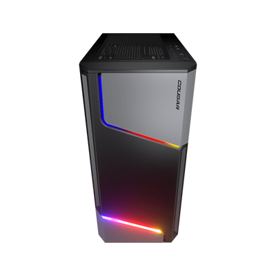 Il case Cougar MX360 RGB e' un Middle tower, con supporto per mainboard ATX. Puo' ospitare fino a 2 hard disk.
