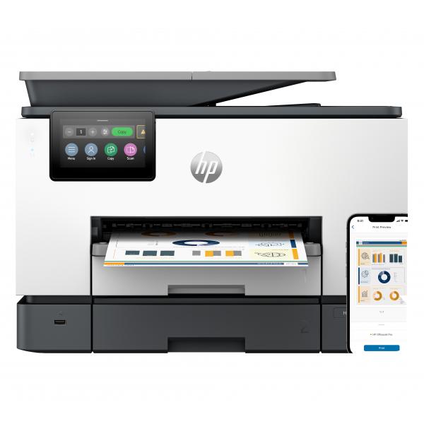 HP MULTIF. INK A4 COLORE, OFFICEJET PRO 9130B, 39PPM, FRONTE/RETRO, ADF, USB/LAN/WIFI, 4 IN 1