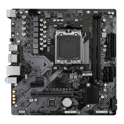 Gigabyte A620M H - scheda madre - micro ATX - Socket AM5 - chipset AMD A620 - USB 3.2 Gen 1, USB-C 3.2 Gen 1 - Gigabit LAN - grafica integrata (CPU richiesta)