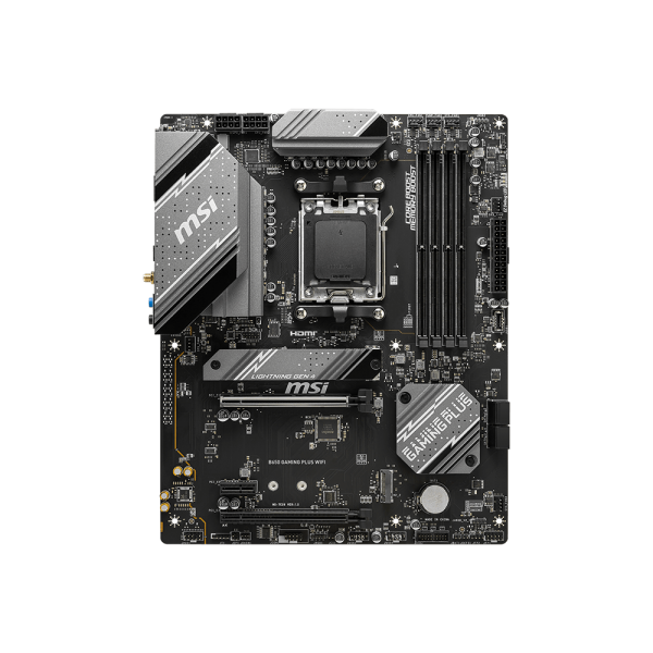MSI MB AMD B650, B650 GAMING PLUS WIFI, AM5, 4DDR5, 2 PCI-E, 2 M.2, HDMI/DP, ATX
