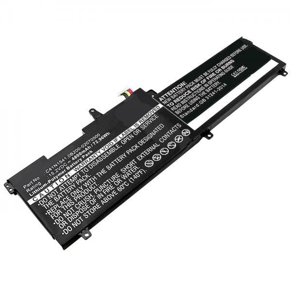 CoreParts MBXAS-BA0131 ricambio per laptop Batteria (Laptop Battery for Asus - 63.84Wh Li-Pol 15.2V 4200mAh, - Black 64Wh Li-Pol 15.2V 4200mAh, Black - Warranty: 12M)