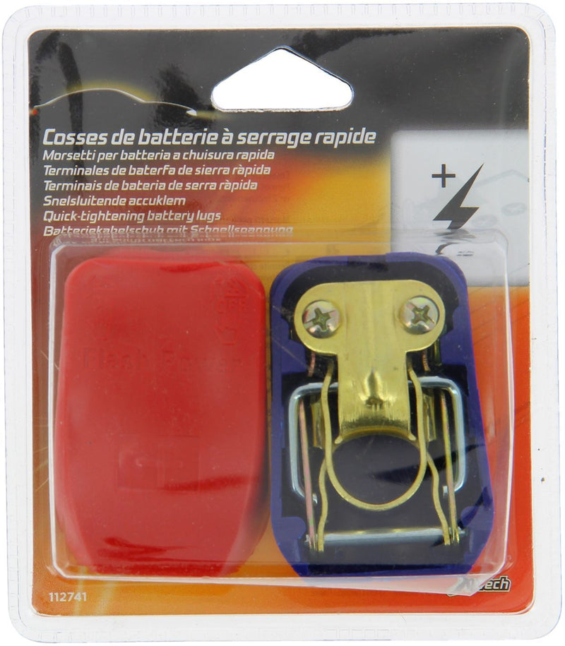 Cartec 2 Alette batteria a sgancio rapido (+ e -