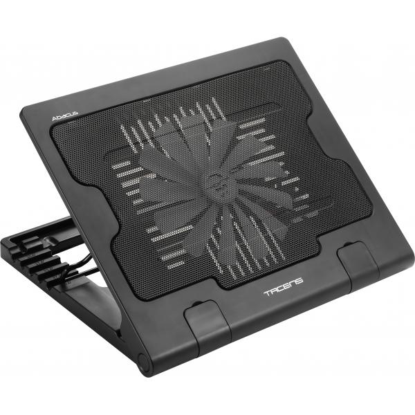 Tacens ABACUS Notebook Cooler per notebook 17", ventola da 18cm, 12dbA, HUB USB