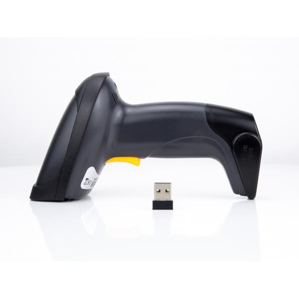 Drahtloser 1d Laser-barcodescanner - Mit Stnder - Tragbares Barcodelesegert - 1d - Led - Codabar - Code 11 - Code 128 - Code 39 - Code 93 - Ean 128 - Ean-13 - Ean-8 - Gs1 Databar - Isbn - Issn,... -