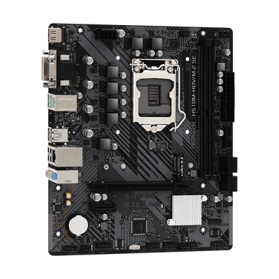 ASRock H510M-HDV/M.2 SE - scheda madre - micro ATX - socket LGA1200 - chipset H470 - USB 3.2 Gen 1 - Gigabit LAN - grafica integrata (CPU richiesta)