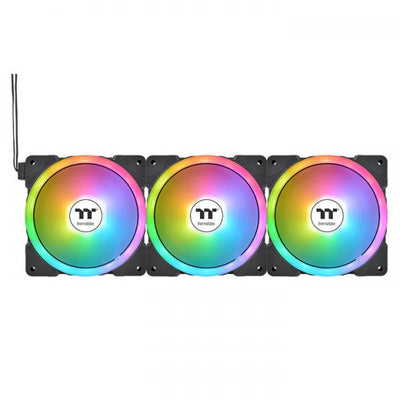 Thermaltake SWAFAN EX14 ARGB - Edizione Premium - Ventola per case - 140 mm - Nero (confezione da 3)