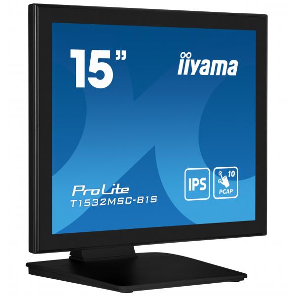 15" PCAP Bezel Free Front