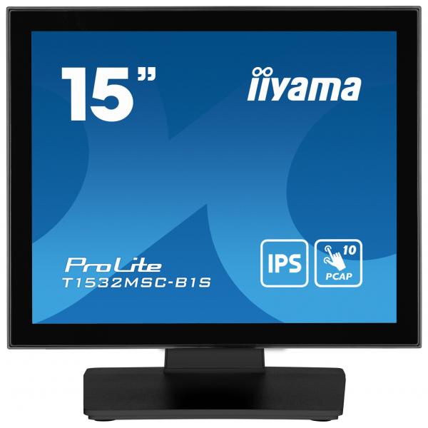 15" PCAP Bezel Free Front