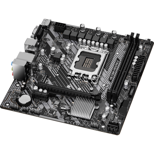 ASROCK MB INTEL H610/2DDR4/4SATA3