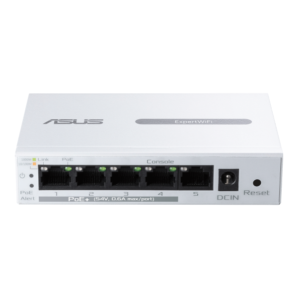 Asus ExpertWiFi EBP15 è uno Switch Managed con 5 porte.