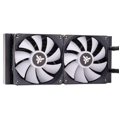 COOLER ITEK " EVOLIQ 240 V2 ARGB" 240MM (RAFF. A LIQUIDO) ARGB TRAMITE CONTROLLER O MB, PWM, SKT UNIVERSALE - ITLCEVOA240V2