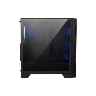 MSI MAG FORGE 320R AIRFLOW computer case Micro Tower Nero, Trasparente