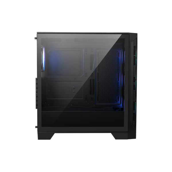 MSI MAG FORGE 320R AIRFLOW computer case Micro Tower Nero, Trasparente