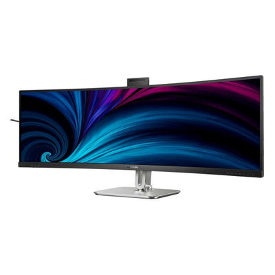 PHILIPS MONITOR CURVO 49 LED VA DUAL QHD 32:9 4MS 450 CDM, USB-C DOCK, WEBCAM, REG ALTEZZA, DP/HDMI, MULTIMEDIALE