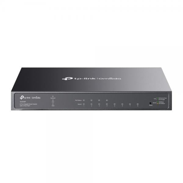 Switch di rete TL-SG2008P - Smart Desktop con 8 Porte Gigabit di cui 4 PoE+ Jetstream by Omada