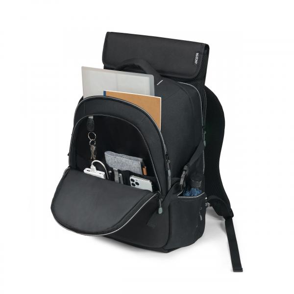 DICOTA D32038-RPET borsa per laptop 43,9 cm [17.3] Zaino Nero (DICOTA Eco - Notebook carrying backpack - 15 - 17.3 - black)
