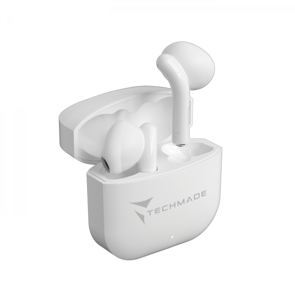 AURICOLARI WIRELESS TECHMADE TM-XM201-WH BIANCO