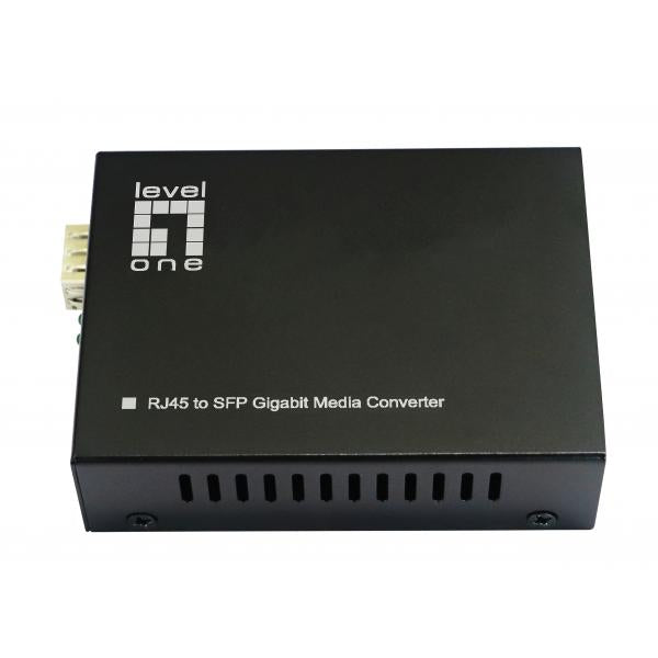 LevelOne Convertitore multimediale Gigabit da RJ45 a SFP, 802.3bt 60W PoE PSE, 1000Mbps, IEEE 802.3, IEEE 802.3ab, IEEE 802.3af, IEEE 802.3at, IEEE 802.3bt, IEEE 802.3u, IEEE 802.3x, IEEE..., Veloce